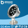 China Edelstahl DMX512 Steuerung 12 * 1W IP68 LED Pool Licht, 12W Pool LED Licht